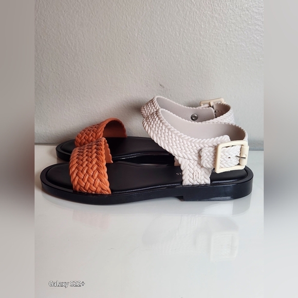 MELISSA SALINAS WOVEN SANDALS SIZE 7. MADE IN BRAZIL. - Picture 3 of 12